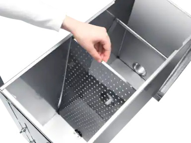APWM900 Szálszűrő doboz nemesacélból a mosóvízben található szöszök és durvább részecskék kiszűréséhez. - Image 2